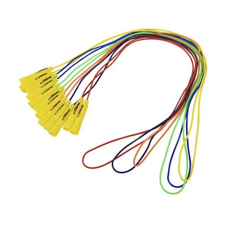 JUMPROPE VINYL G/S 8 FOOT  YELLOW HANDLE  - SET OF 6 PK